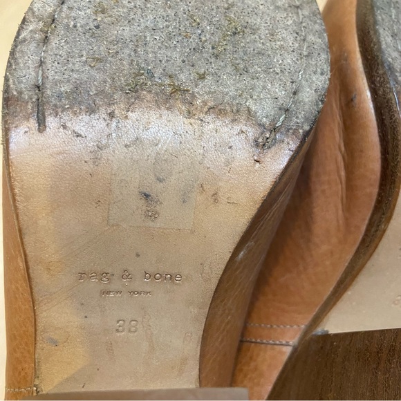 Rag & Bone heeled camel mules 7/38 - Picture 4 of 8